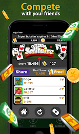 Solitaire - Make Money Schermafbeelding 1