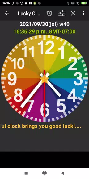 Rainbow Clock ภาพหน้าจอ 1