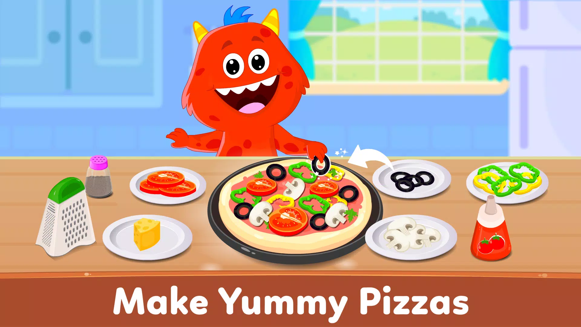 Pizza Maker Games for Kids Capture d'écran 1