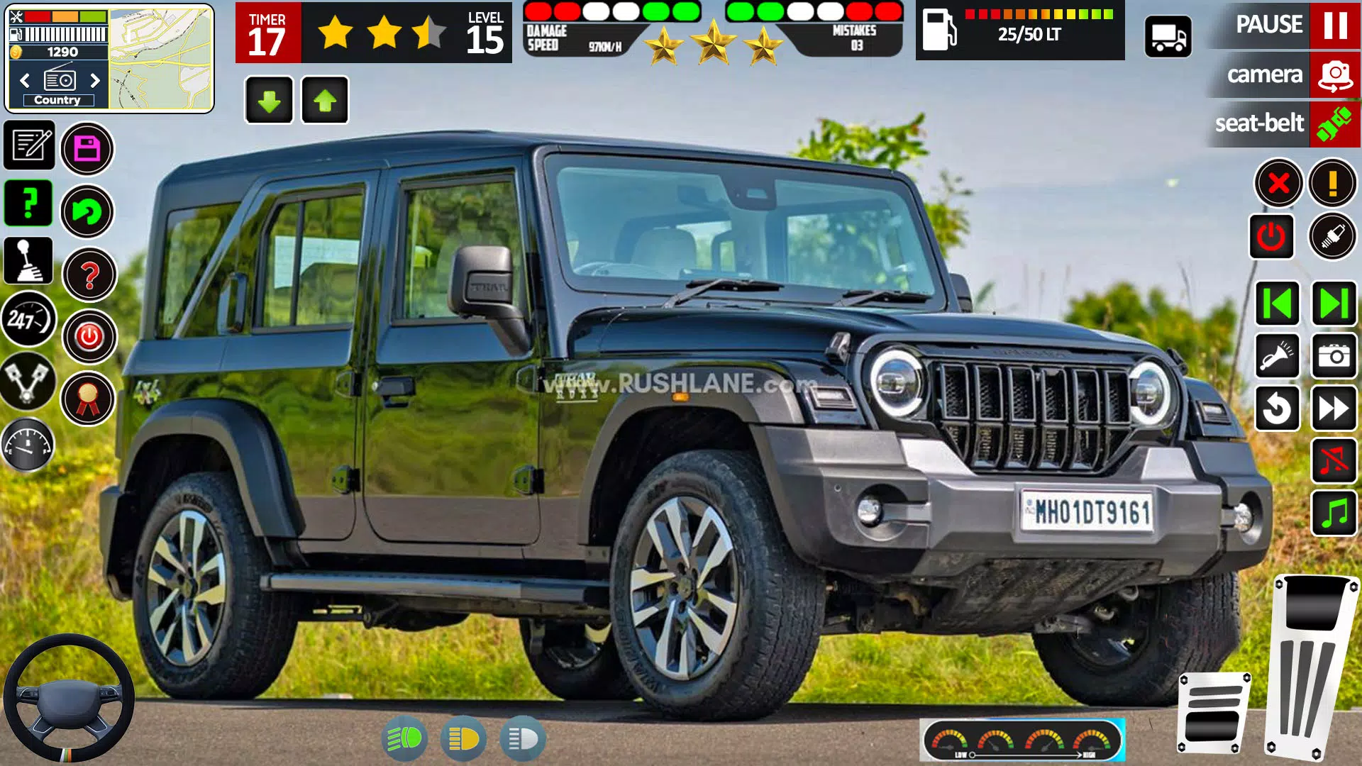 Offroad Jeep Game Simulator 3d Ekran Görüntüsü 1