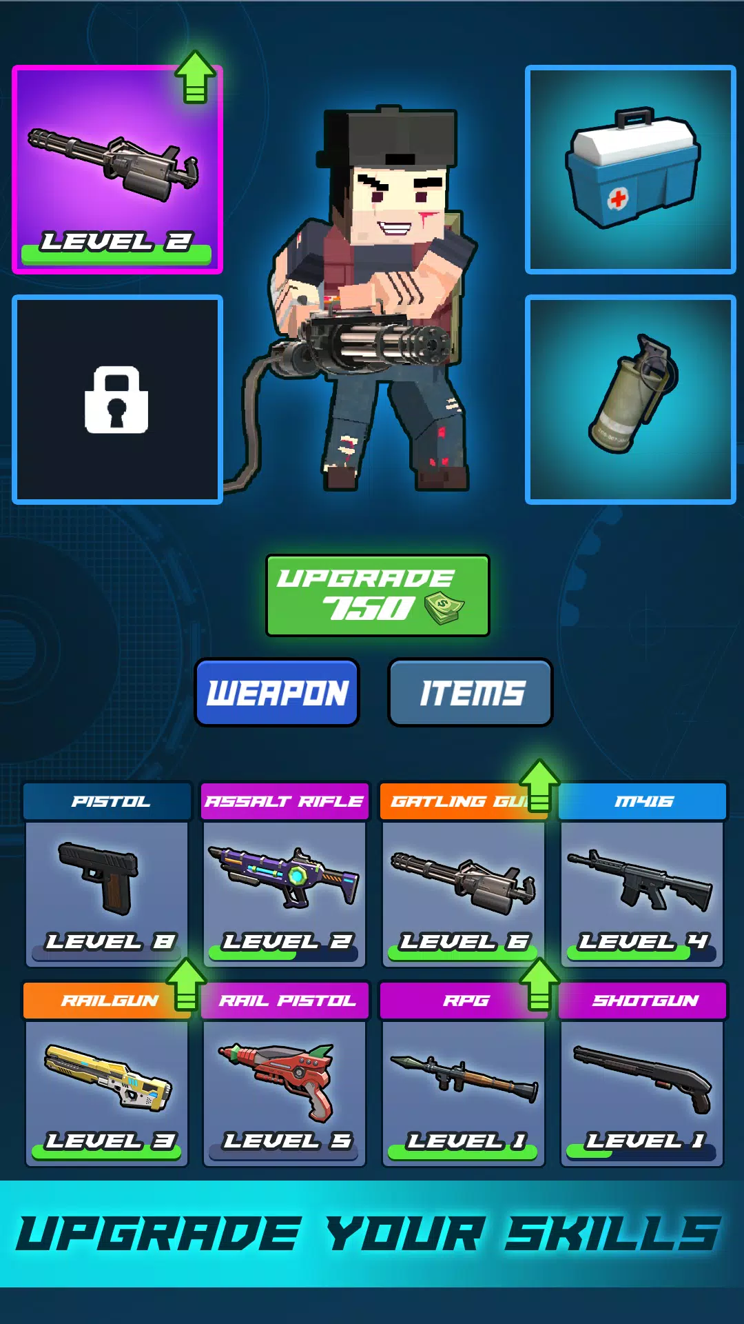 Zombie Craft War: Pixel Gun 3D Captura de pantalla 4