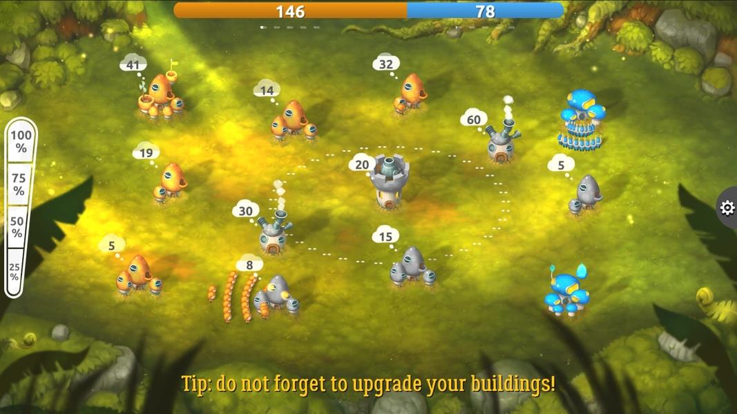 Mushroom Wars 2: RTS Strategy ဖန်သားပြင်ဓာတ်ပုံ 2