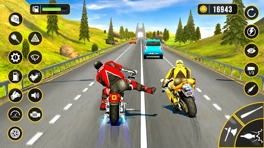 Moto Attack - Bike Racing Game ภาพหน้าจอ 4