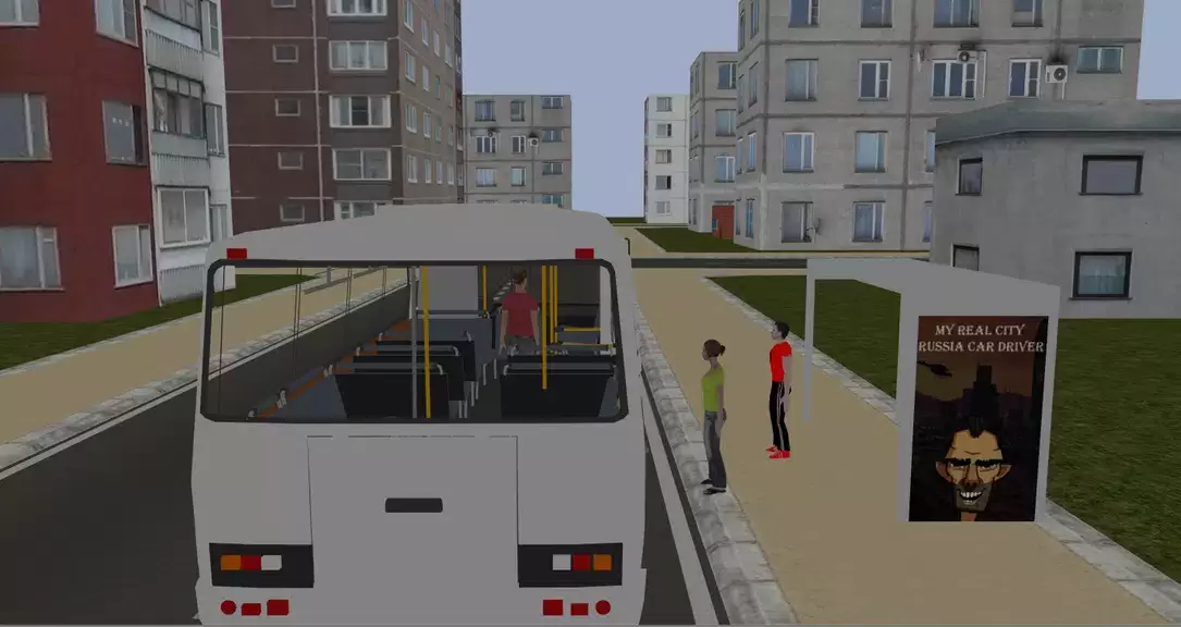 Russian Bus Simulator 3D Schermafbeelding 1