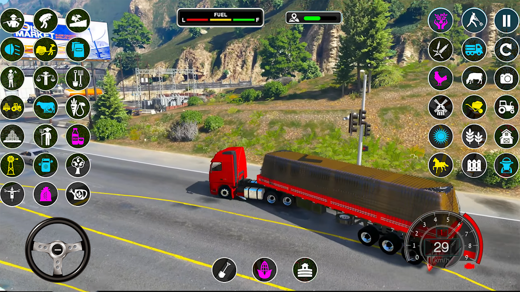 Real Cargo Truck Driving Games Schermafbeelding 4