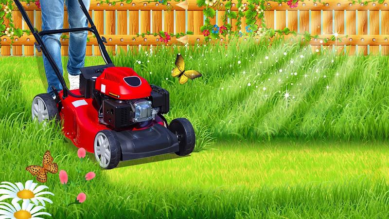 Lawn Mower Mowing Simulator Captura de pantalla 1