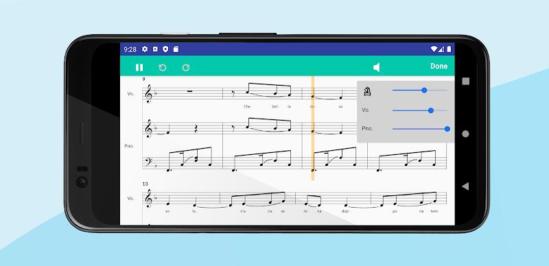 Schermata Score Creator: write music 2