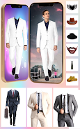 Men Suit Photo Editor- Effects ဖန်သားပြင်ဓာတ်ပုံ 2