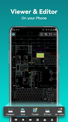 DWG FastView-CAD図面を編集・閲覧するツール スクリーンショット 1