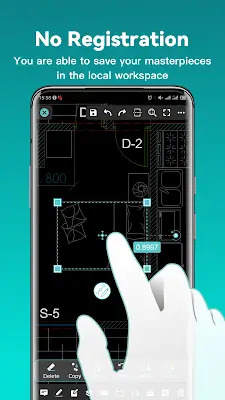 DWG FastView-CAD図面を編集・閲覧するツール スクリーンショット 4