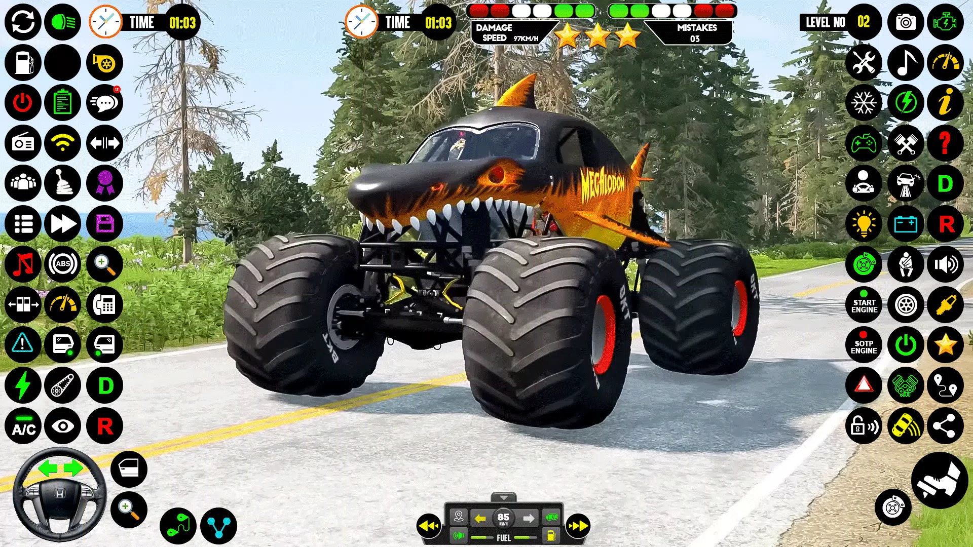 Monster Truck Racing: Truck 3D スクリーンショット 1