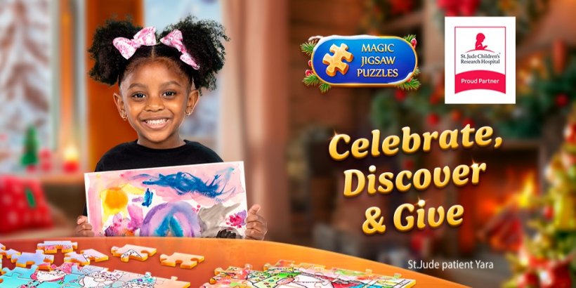 St. Jude Children's Hospital Gets Support from Magic Jigsaw Puzzle