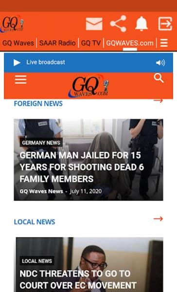GQ WAVES RADIO Captura de pantalla 3