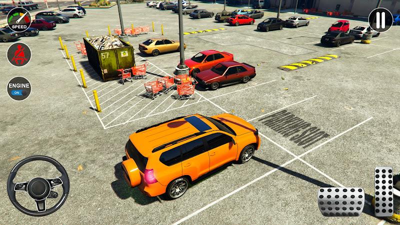 Prado Car Parking 3D Car Games Tangkapan skrin 1