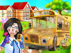 School Cleanup - Cleaning Game Zrzut ekranu 1