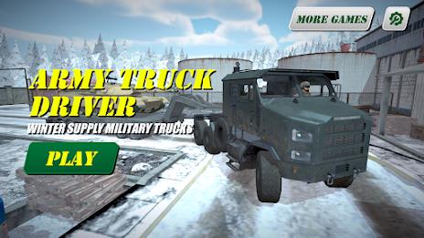 Army Truck Driver Captura de tela 1