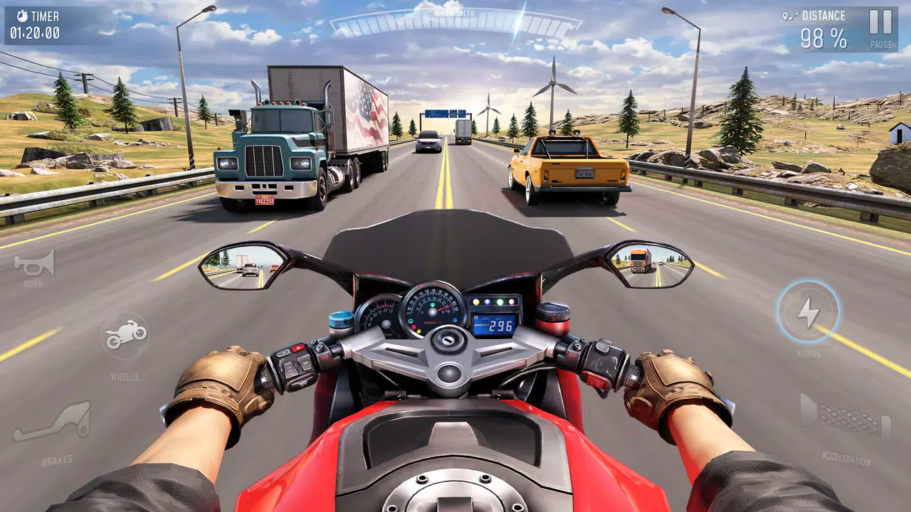 Rider 3D Bike Racing Games Screenshot 1