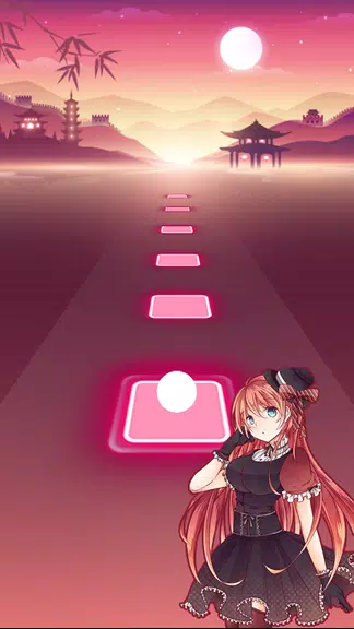 Anime Tiles Hop - Piano Music Captura de pantalla 3