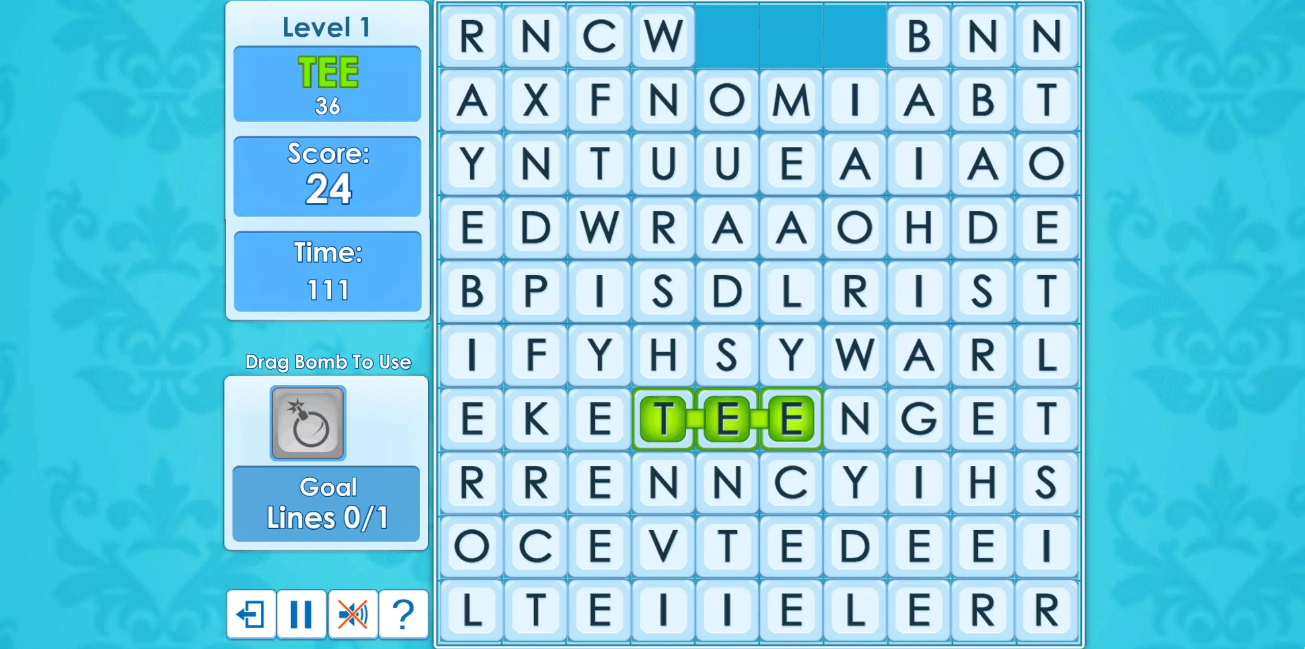Classic Word Wipe Скриншот 3