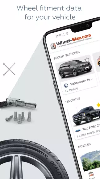 Wheel Size - Fitment database Screenshot 3