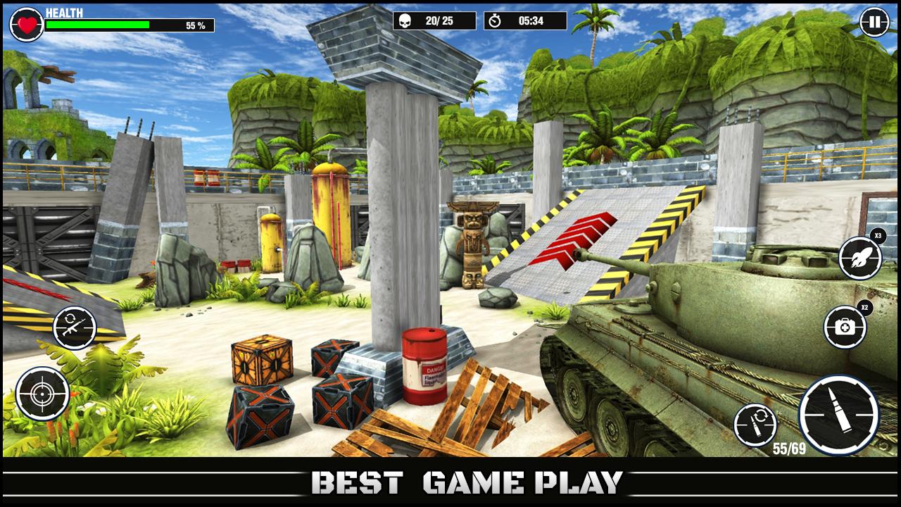 World War Army: Tank War Games应用截图第2张